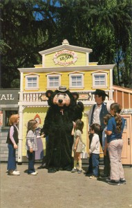Theodore Bear, the Hoffical Host of Frontier Village, San Jose, California                         
